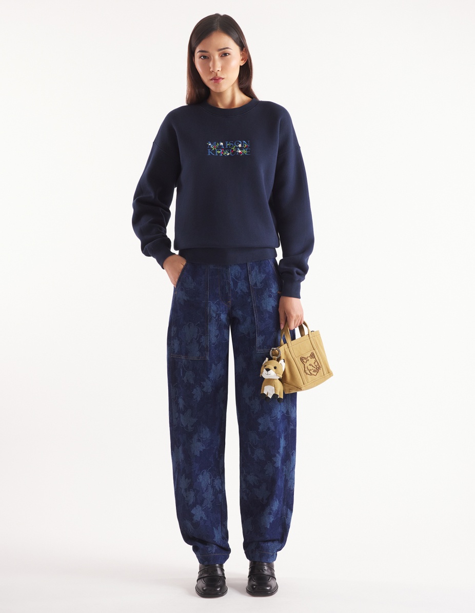 MAISON KITSUNE STRAWBERRY LEAF COMFORT SWEATSHIRT - 2