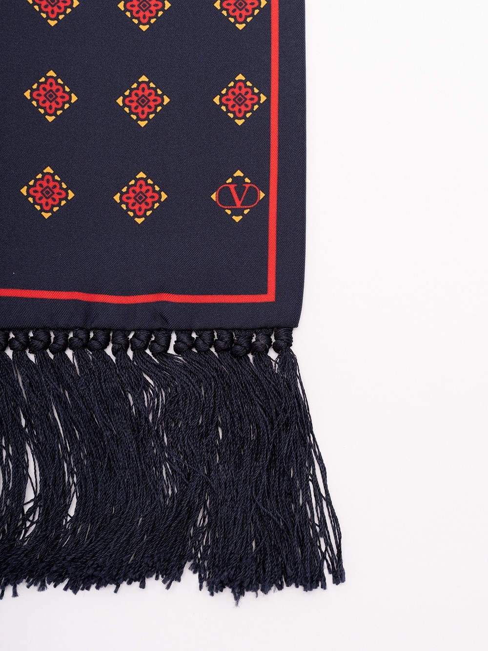 `Opticool` Print Silk Scarf Bandeau - 2