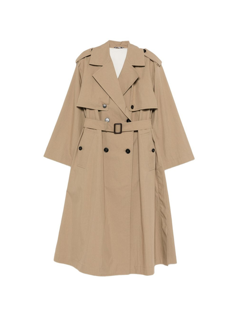 belted double-breasted coat 1