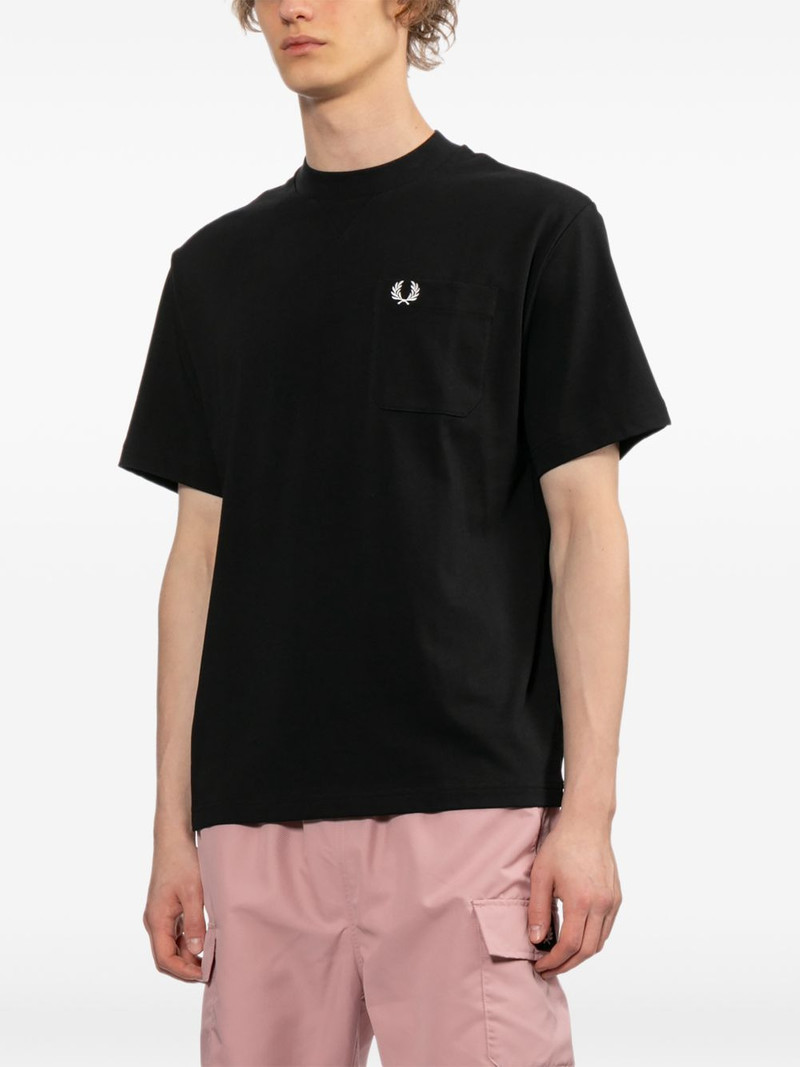 logo-embroidered T-shirt 3