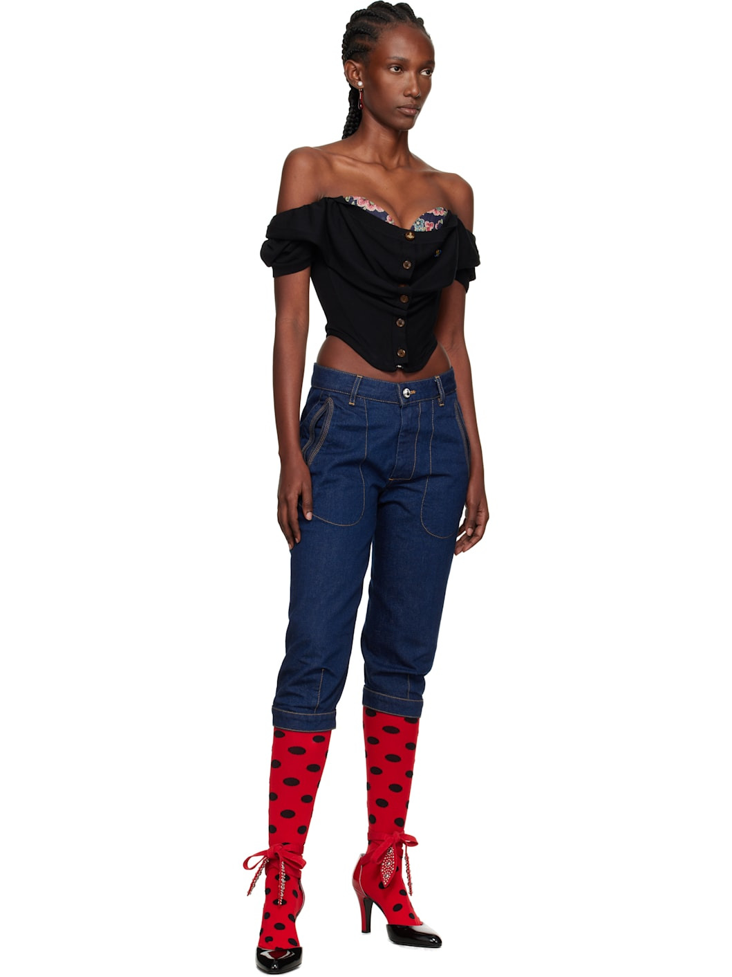 Black Bea Corset Cardigan - 4