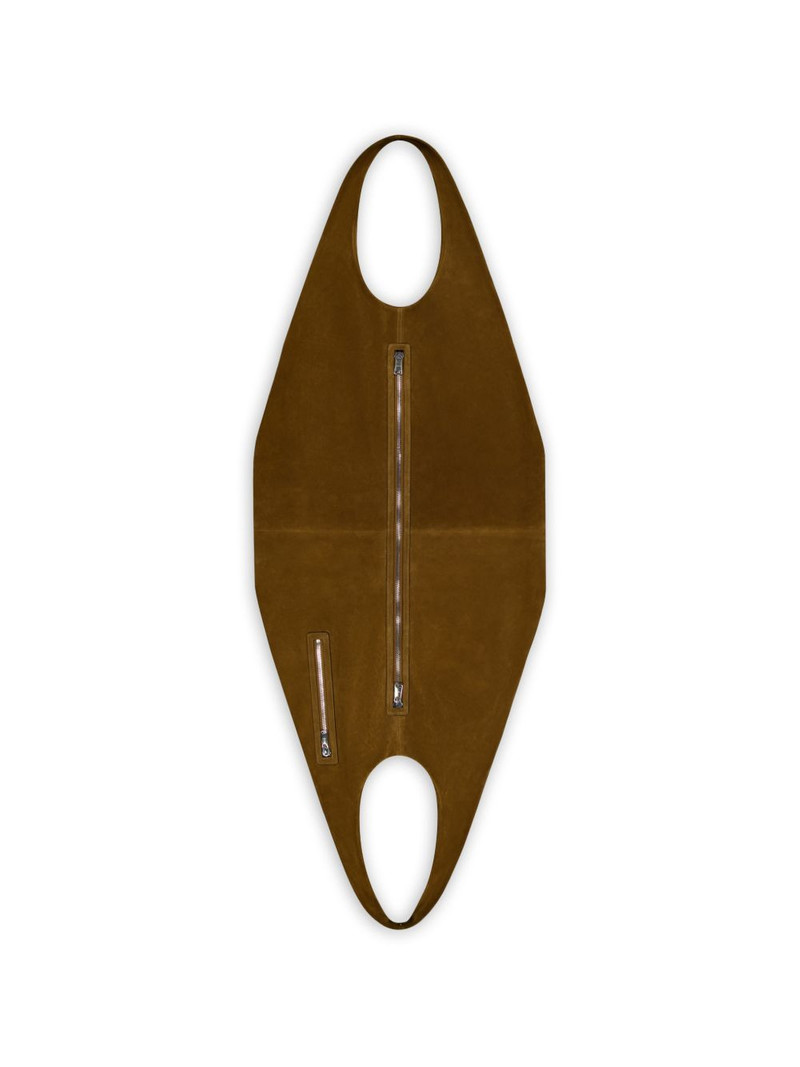 XL Folded suede shoulder bag 5