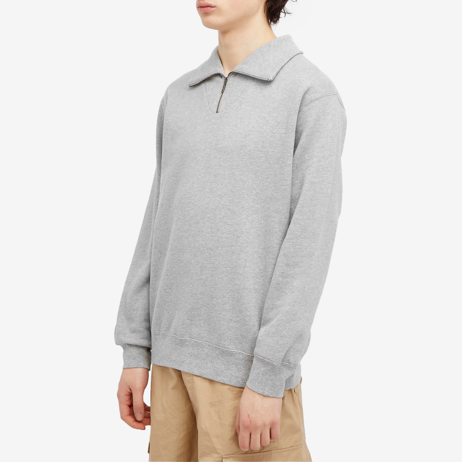 Beams Plus Half Zip Sweatshirt - 2