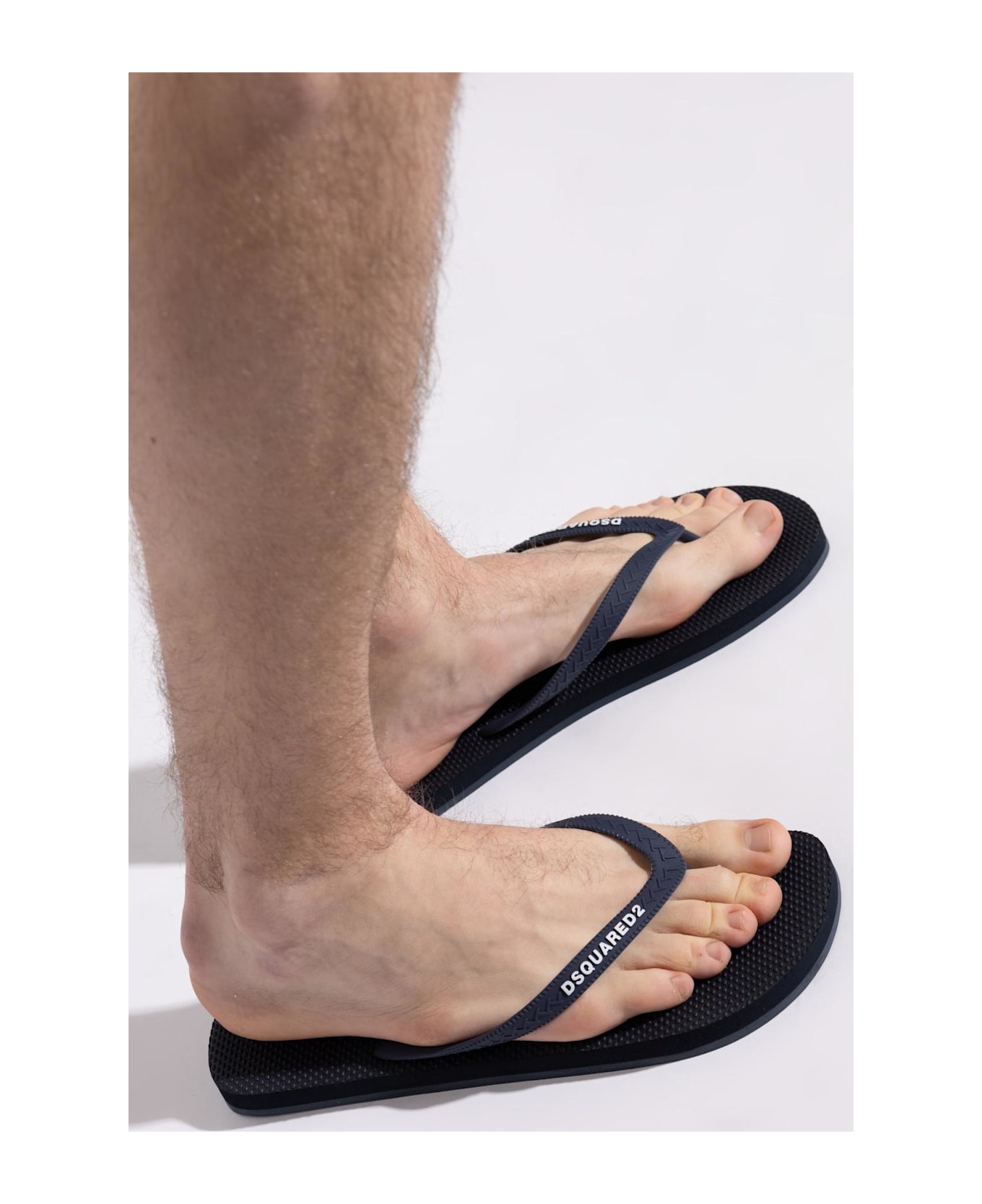 DSQUARED2 Dsquared2 Rubber Slides With Logo | italist