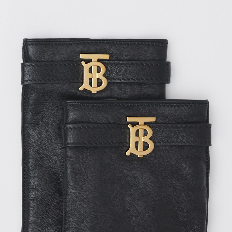 Burberry Monogram Motif Lambskin Gloves outlook