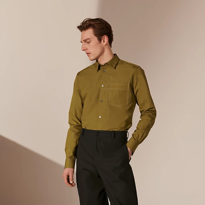 "Piqures filantes" fitted shirt - 1