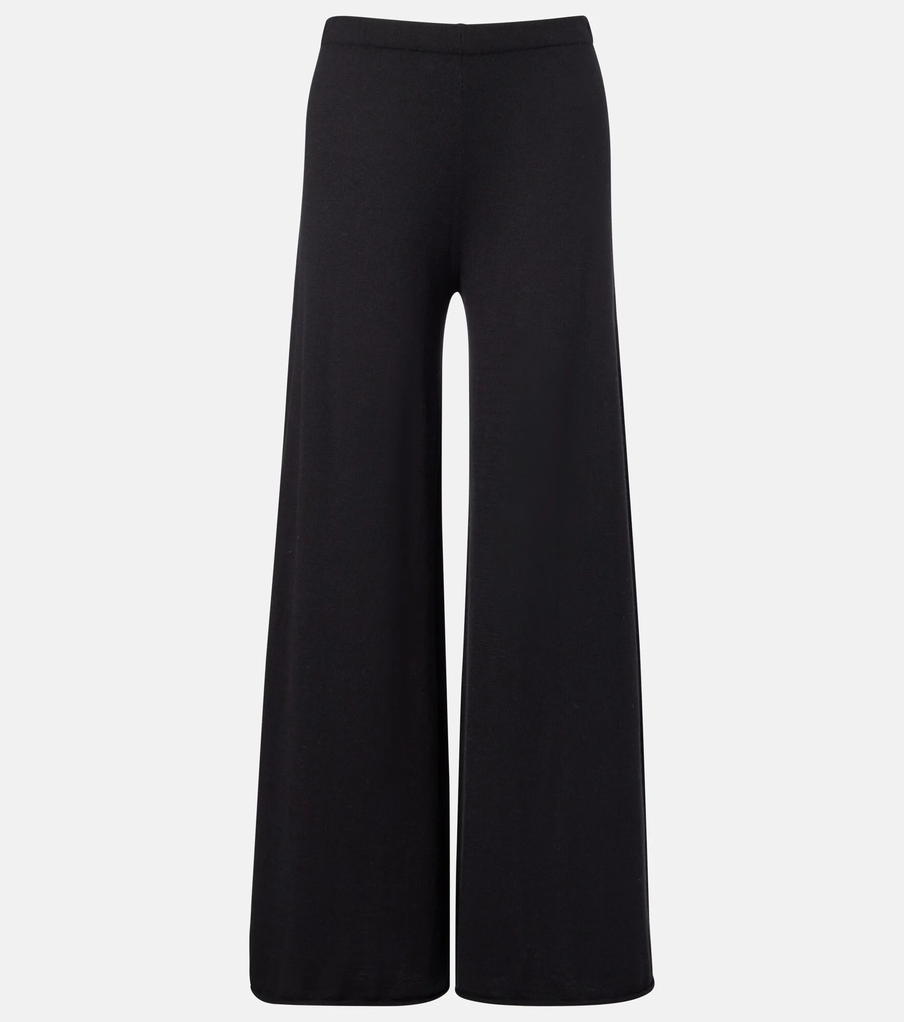 Ainsley cotton and cashmere wide-leg pants - 1
