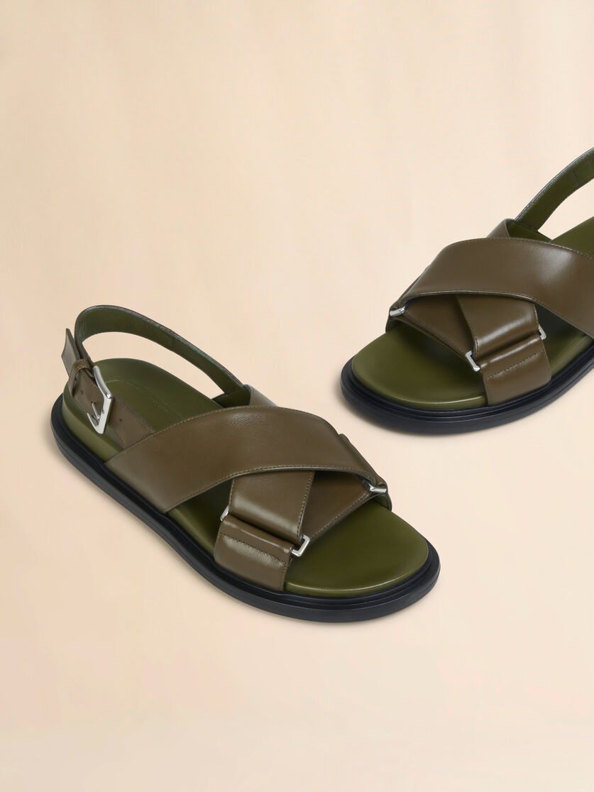 DEEP GREEN LEATHER FUSSBETT - 4