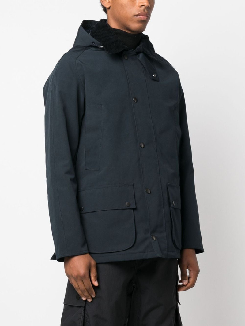 Waterproof Ashby hooded jacket 3