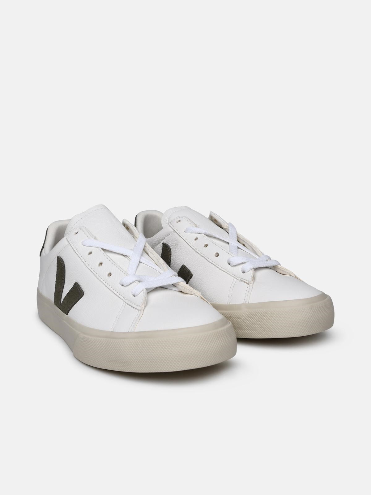 Ivory ChromeFree leather field sneakers - 2