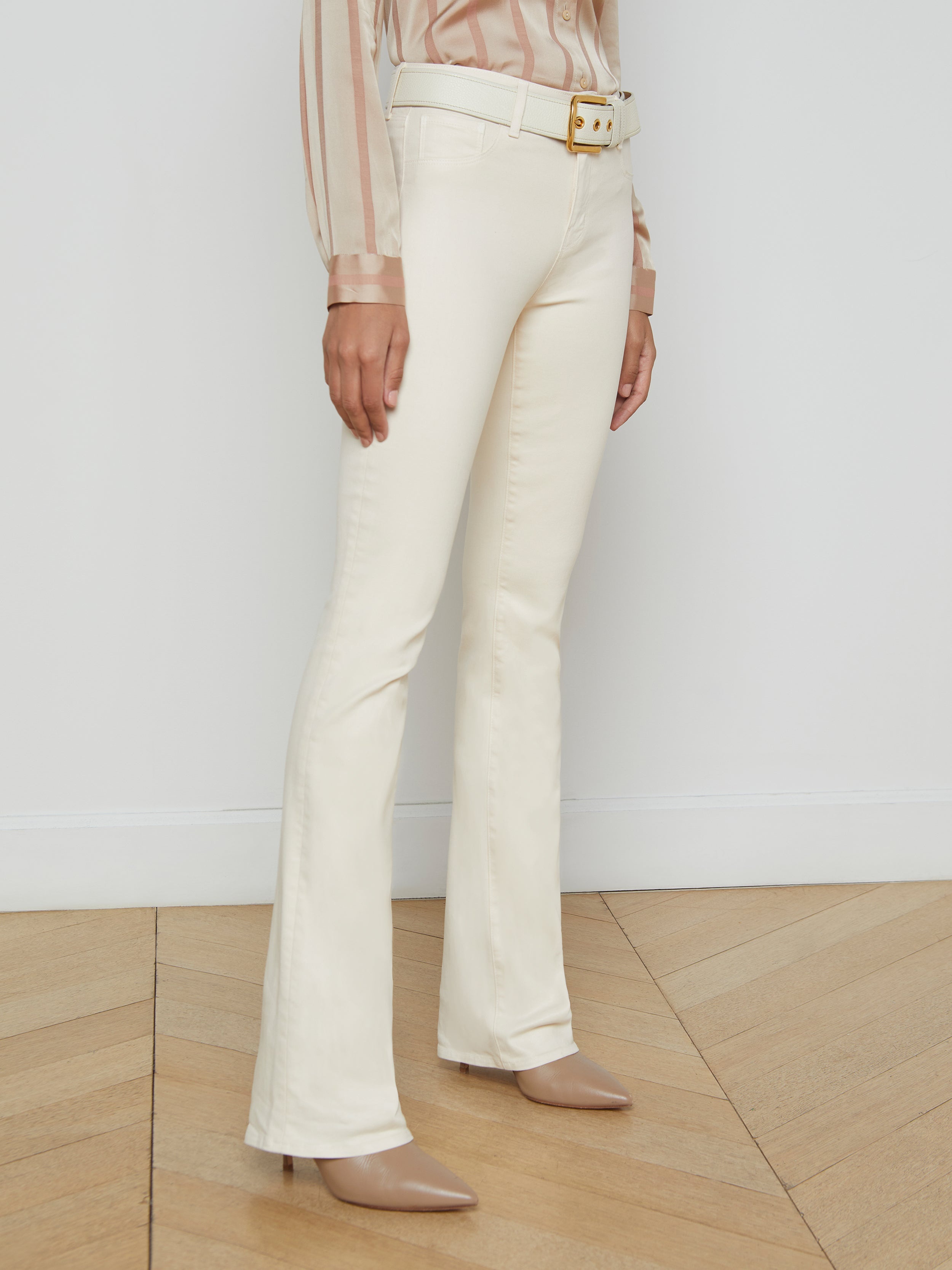 Selma Coated Bootcut Jean - 4