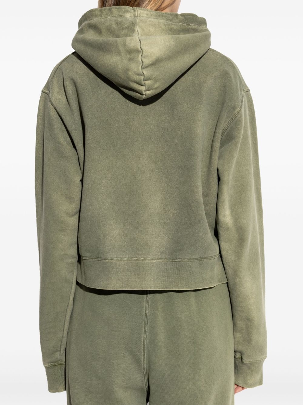 logo-embroidered hoodie - 4