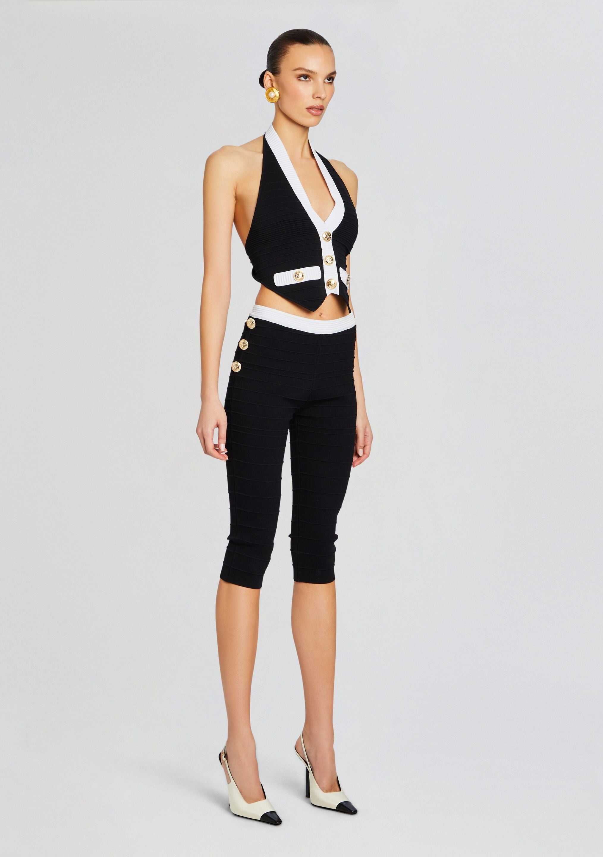 MORGANA BANDAGE KNIT PANT - 3