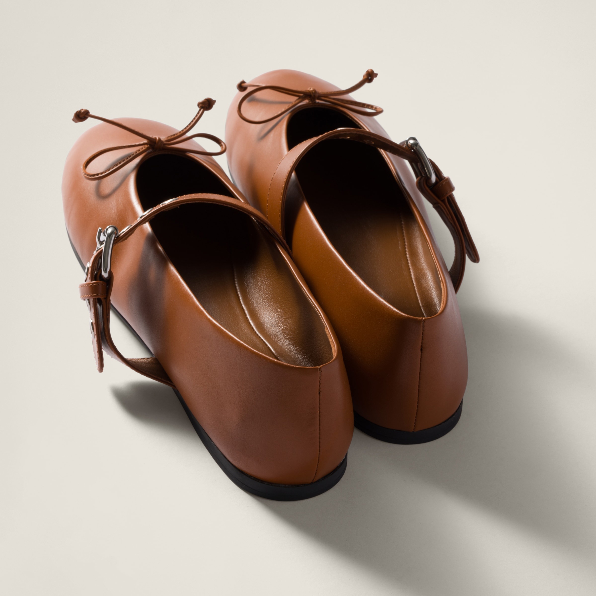 Leather ballerinas - 3