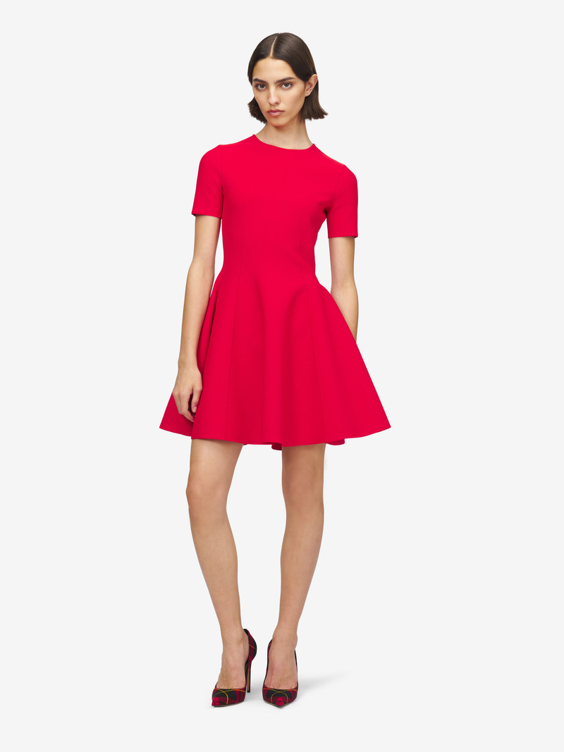 Alexander McQueen Fit And Flare Mini Dress outlook