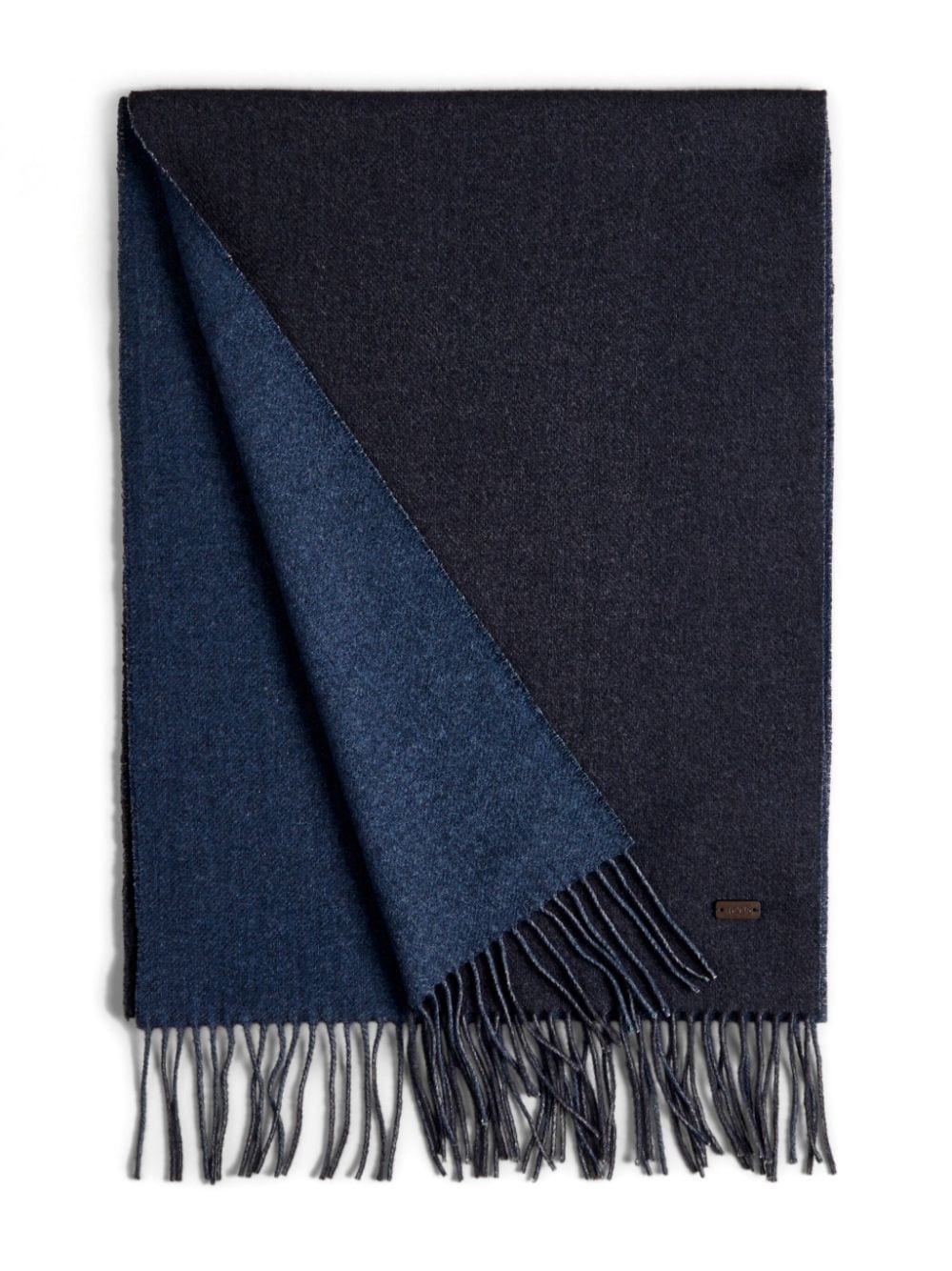 double-faced wool-cashmere scarf - 2