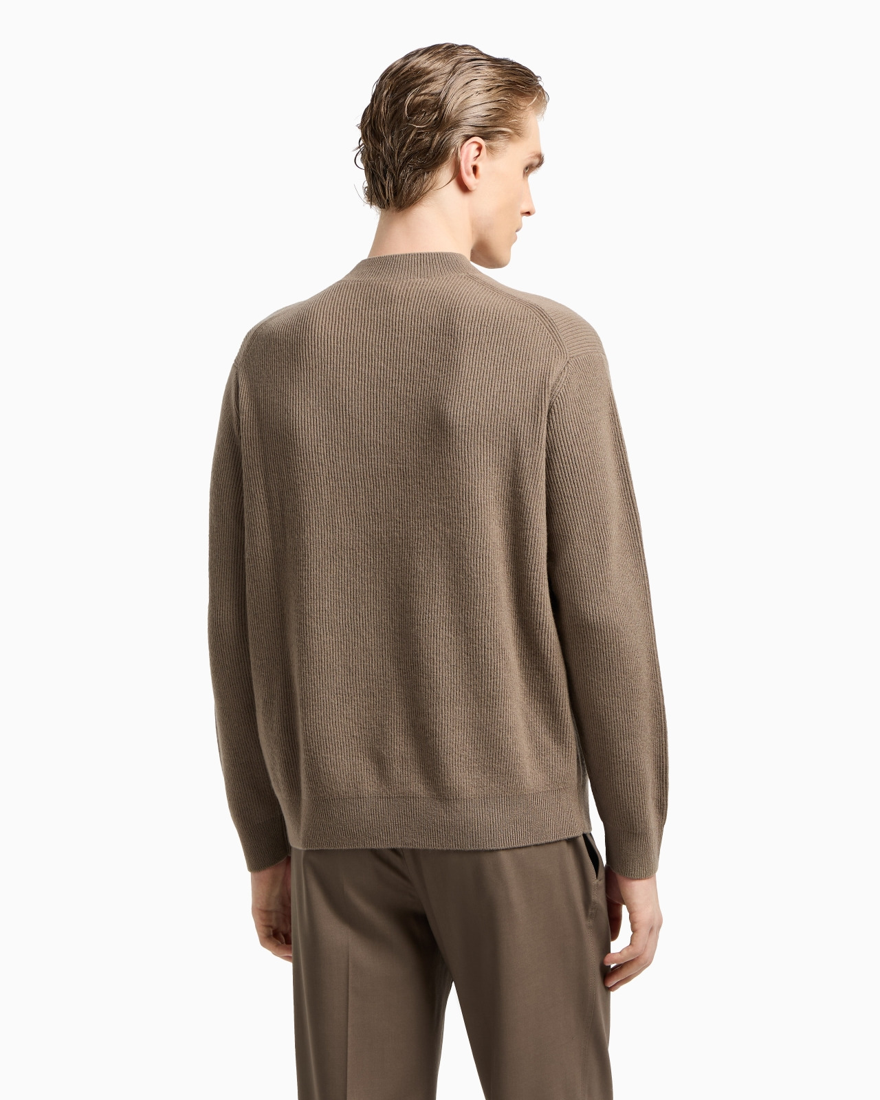 FISHERMAN’S RIB VIRGIN-WOOL JUMPER - 3
