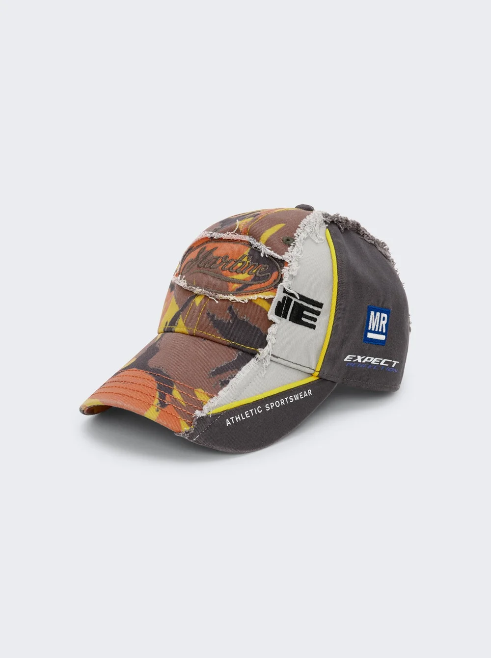 Collage Cap Orange Camouflage - 1