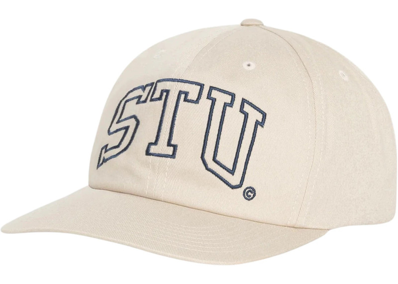 Stüssy Stussy Mid-Depth Stu Arch Strapback Natural outlook