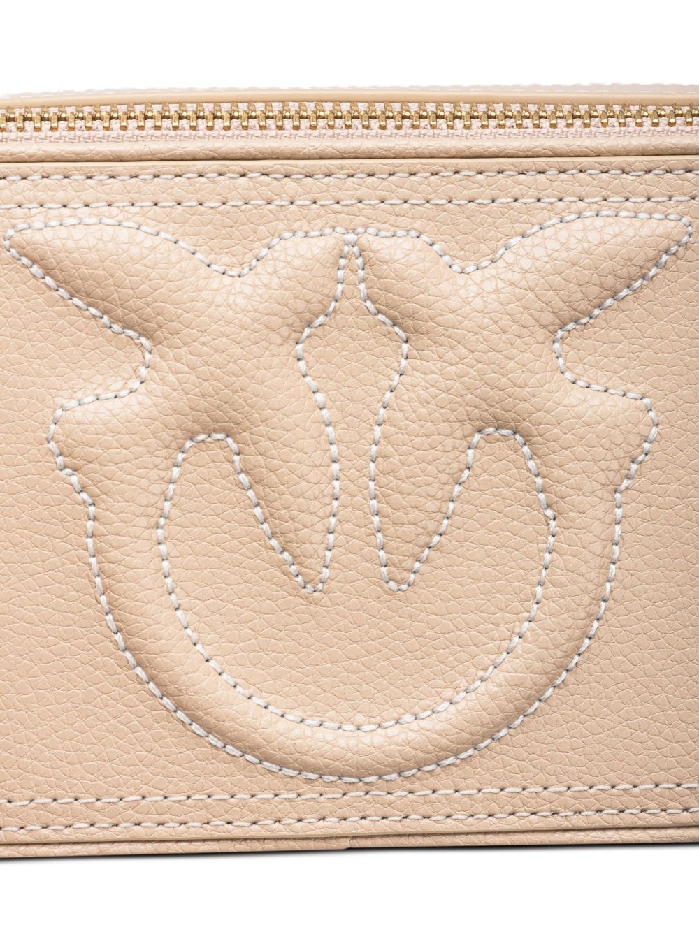 small logo-embossed cross body bag - 4
