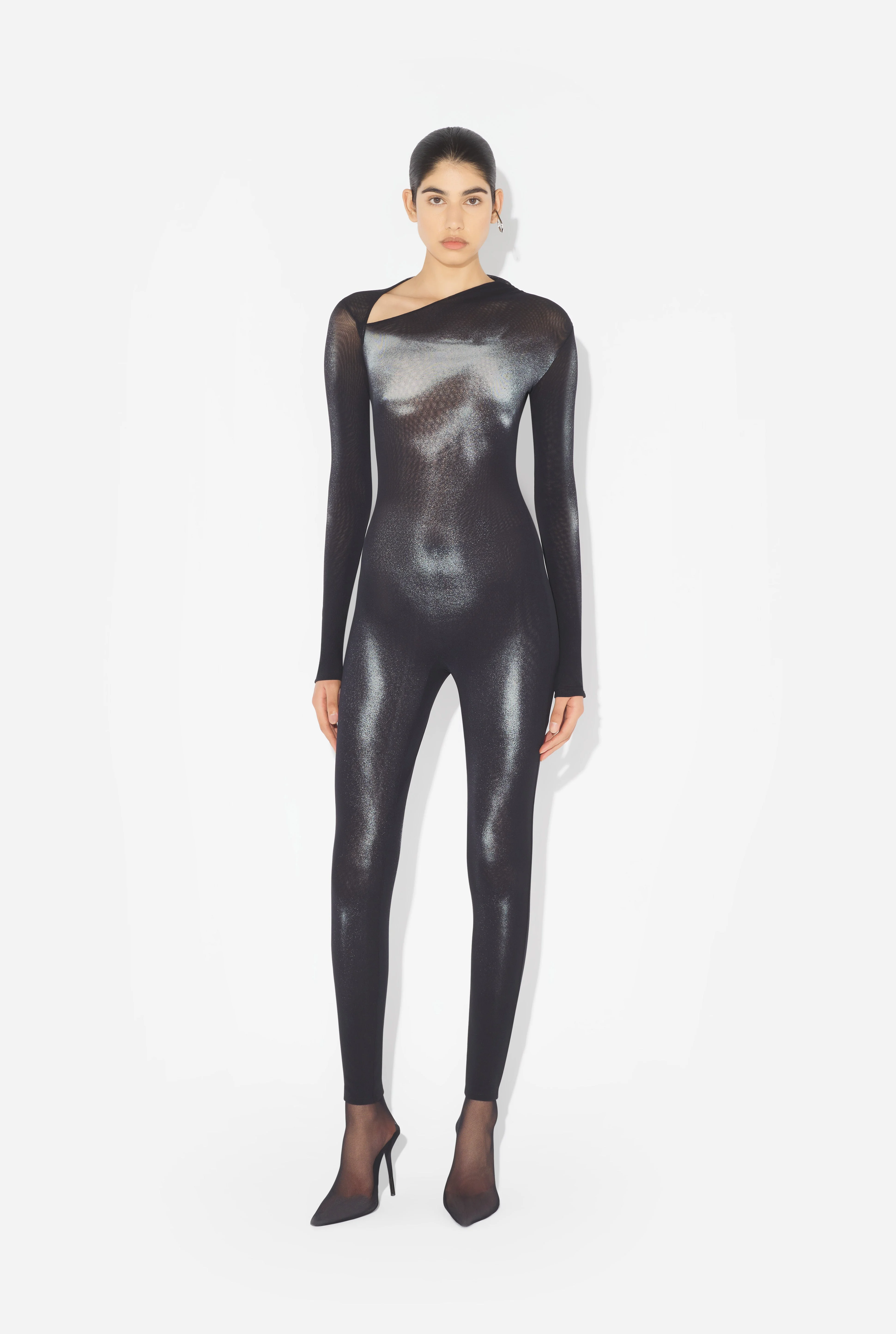 THE SILVER BODY DUST BODYSUIT - 1