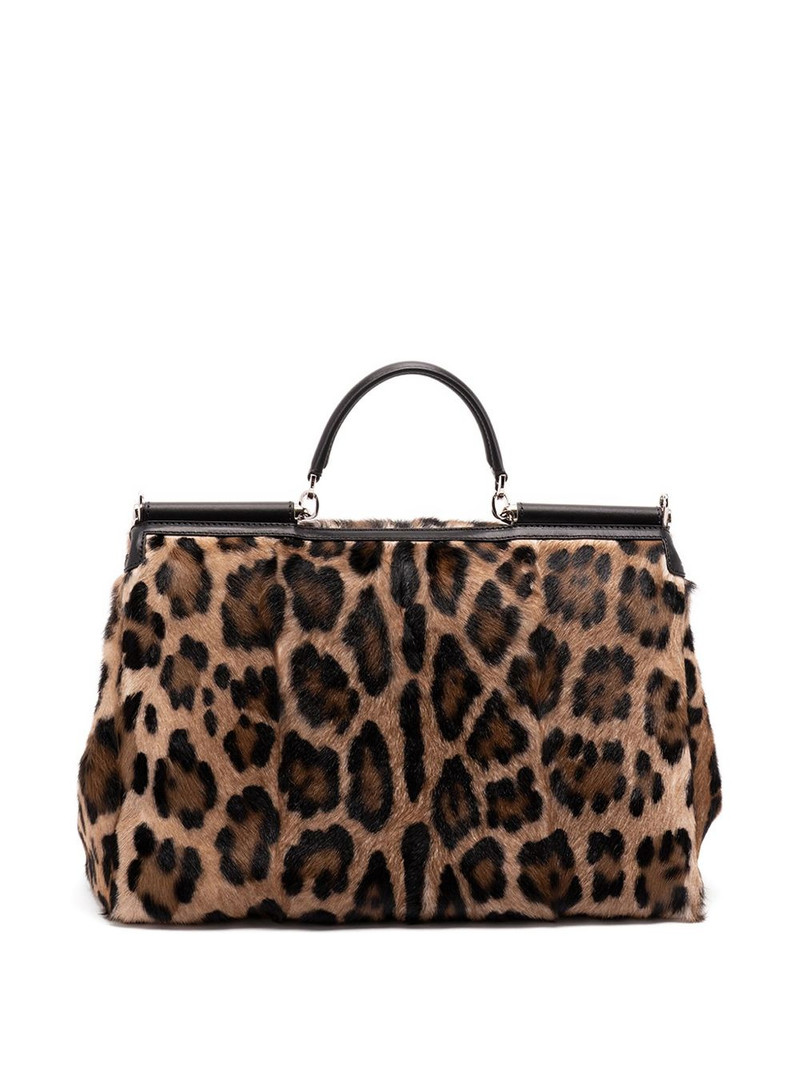 Dolce & Gabbana leopard-print tote bag outlook