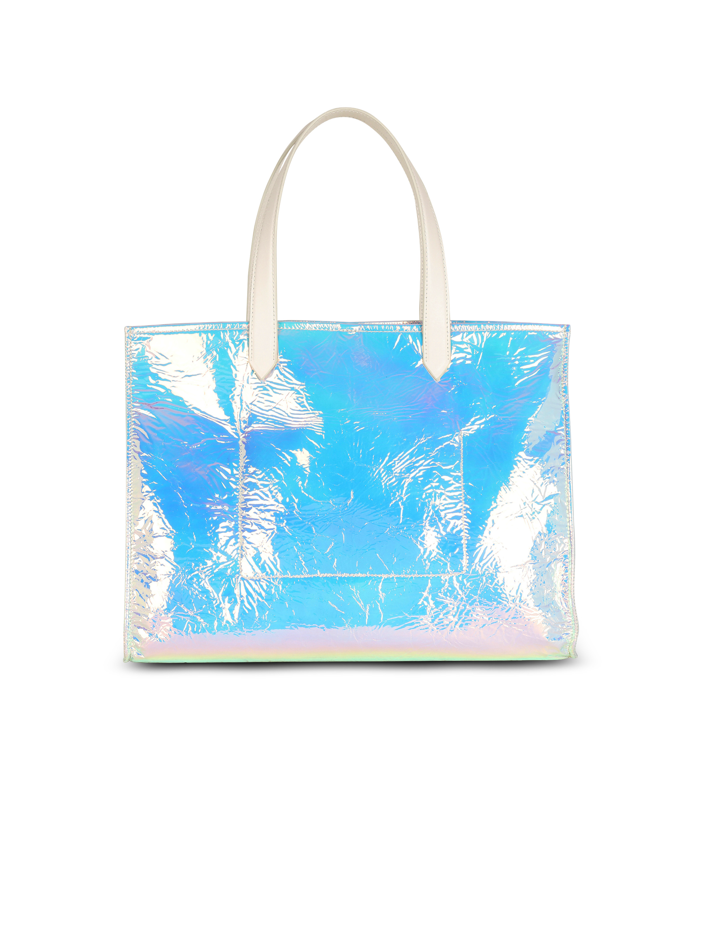 B-Army iridescent leather shopping bag - 4