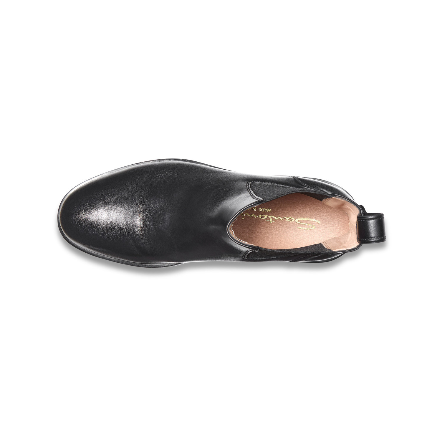 Women’s black leather Chelsea boot - 5