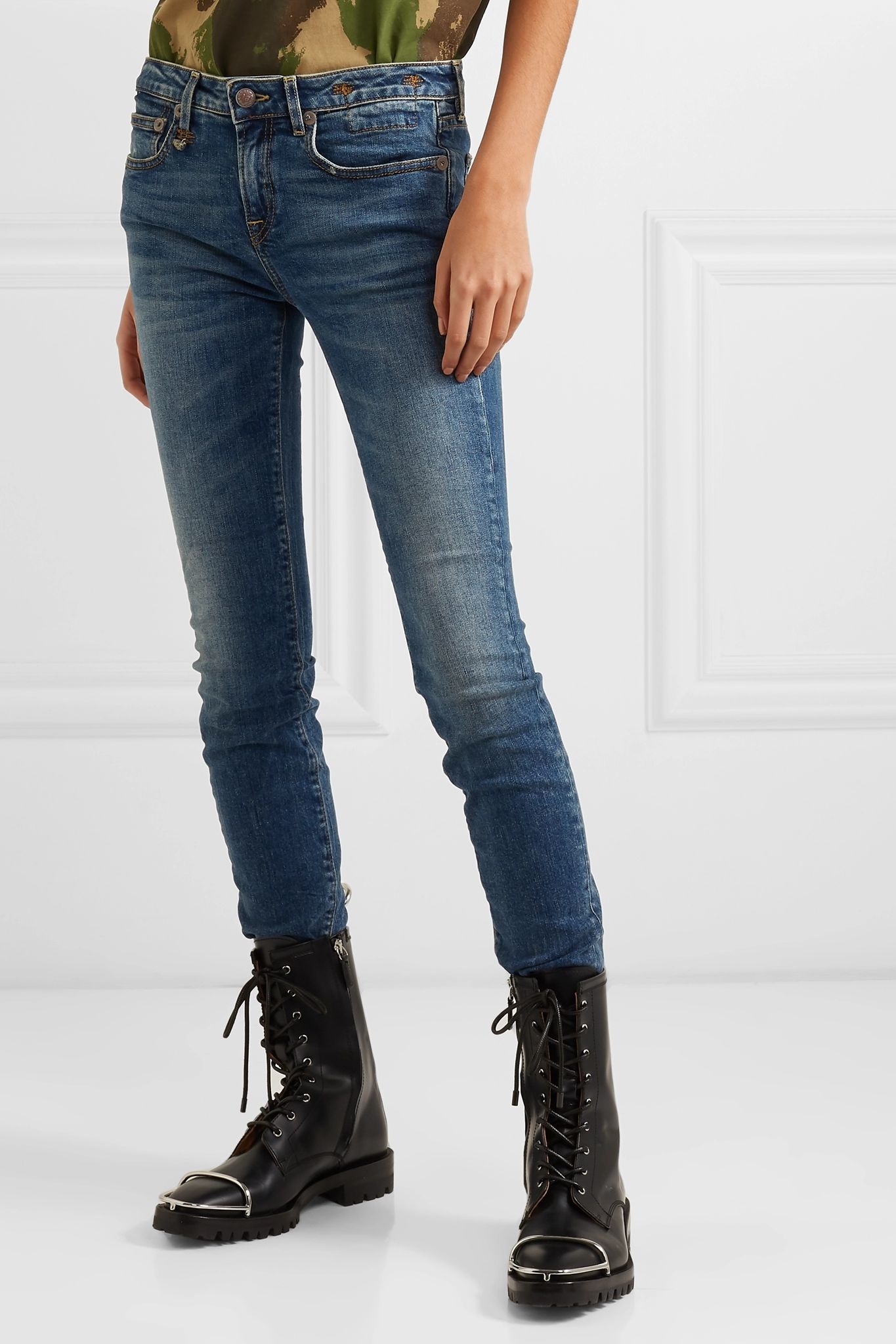 Alison mid-rise skinny jeans - 3