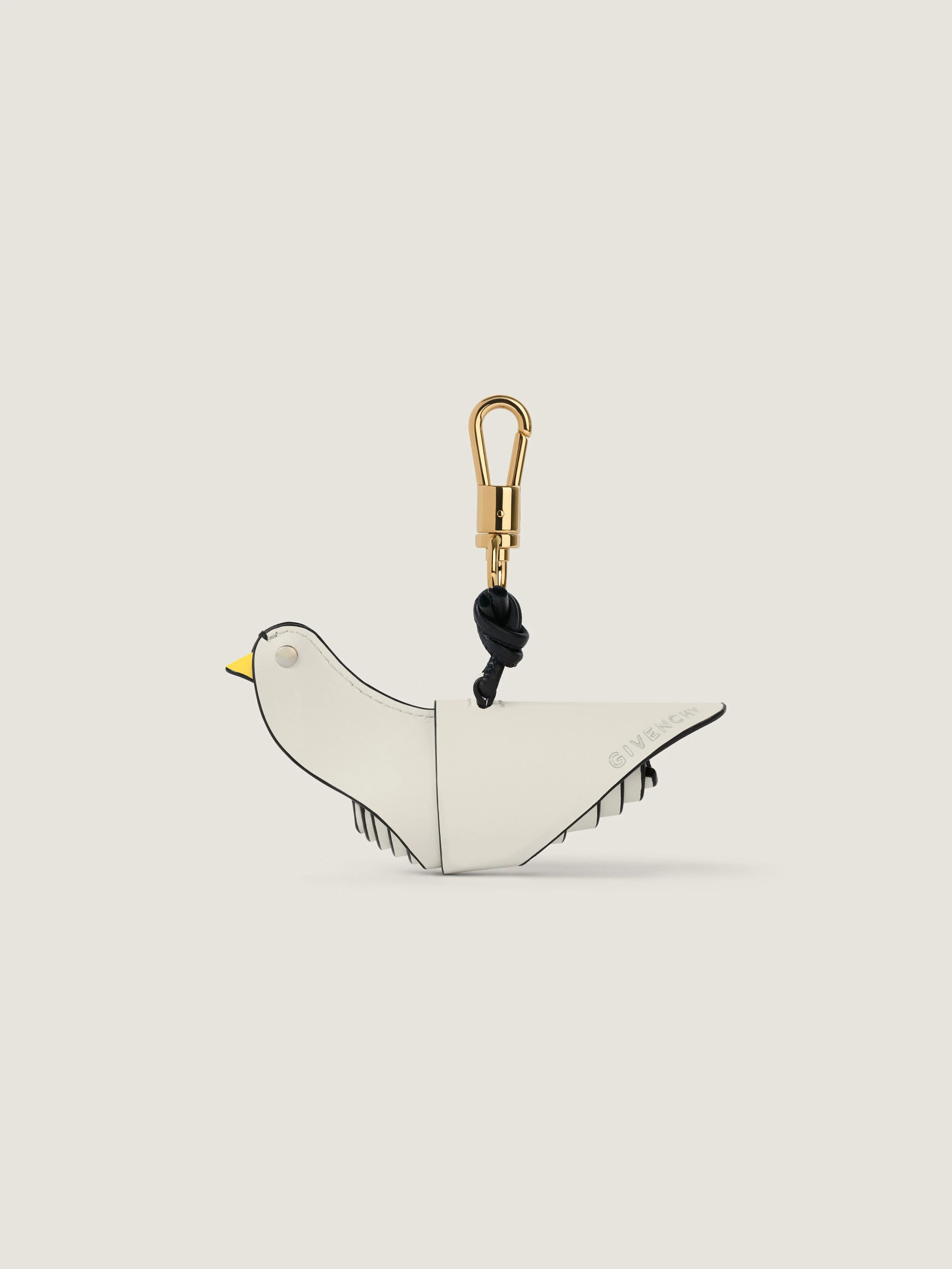 LUCKY CHARMS BIRD CHARM BAG IN LEATHER - 1