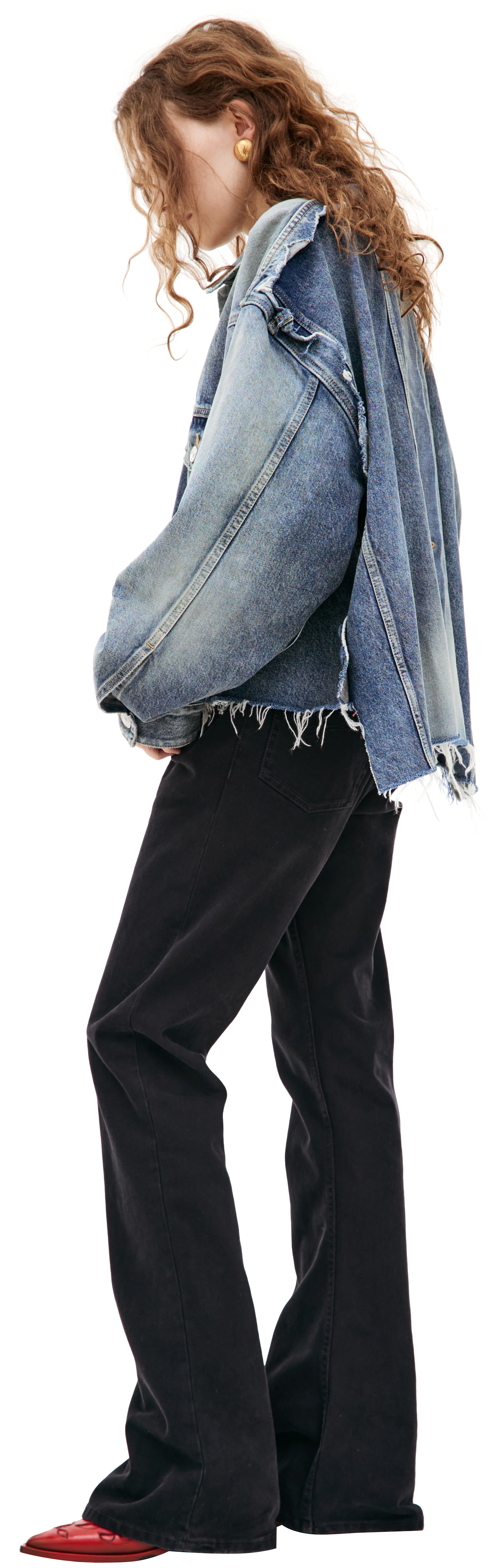 DENIM JACKET WITH BUTTONS - 2