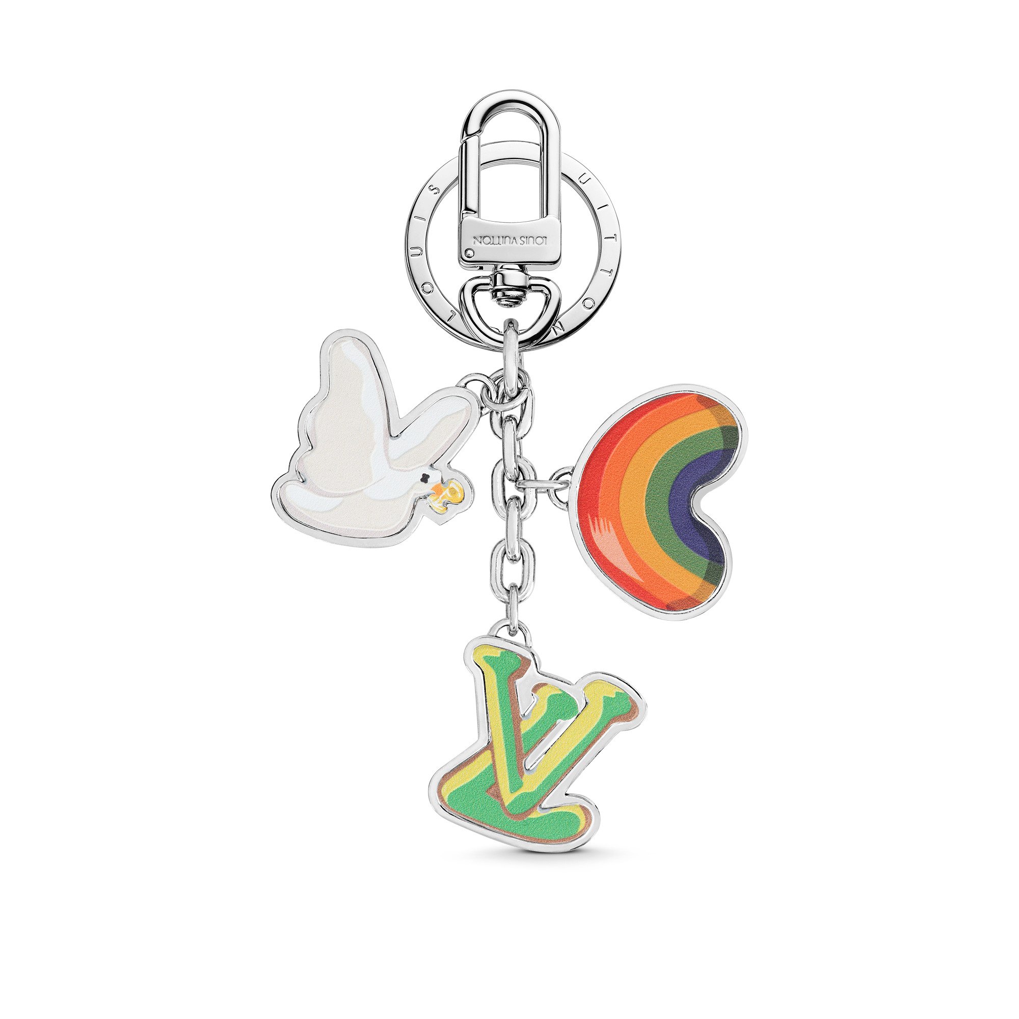 LV Good Vibes Bag Charm And Key Holder - 1