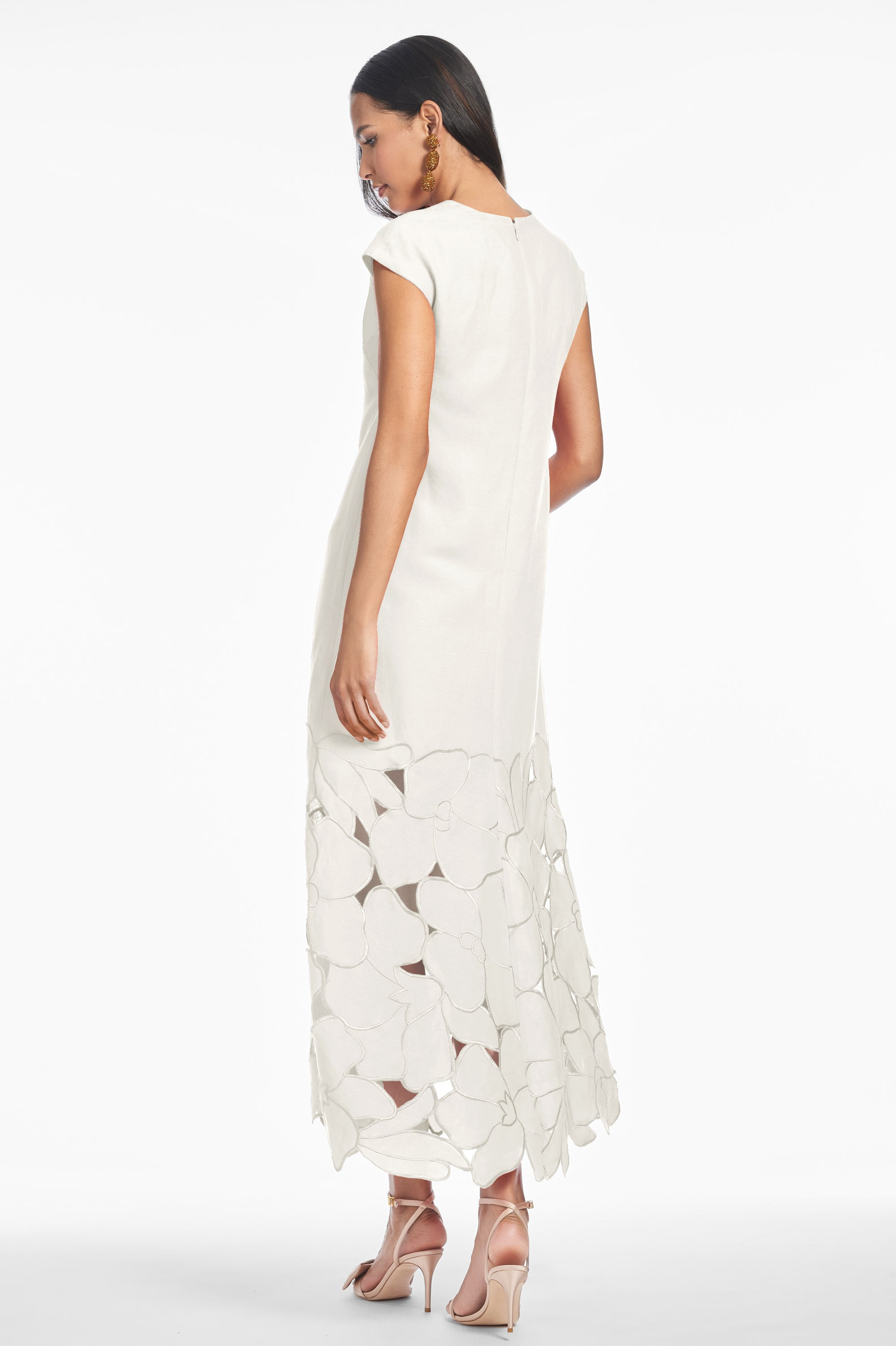 SABETTE DRESS - ALABASTER - 2