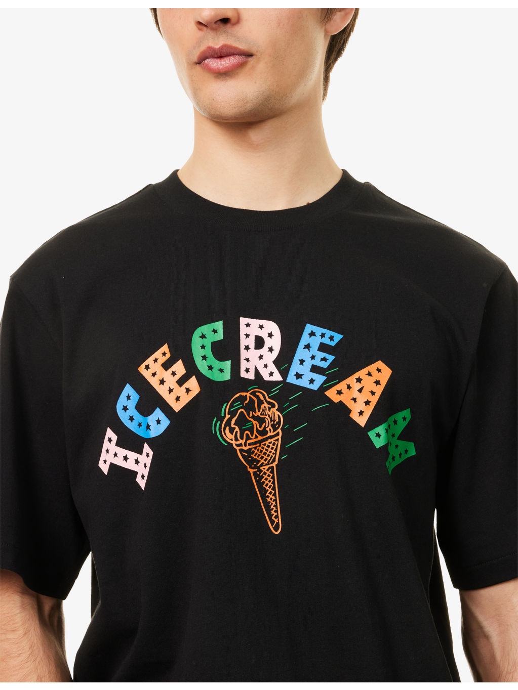 Icecream Cone Graphic-Print Cotton T-shirt - 5