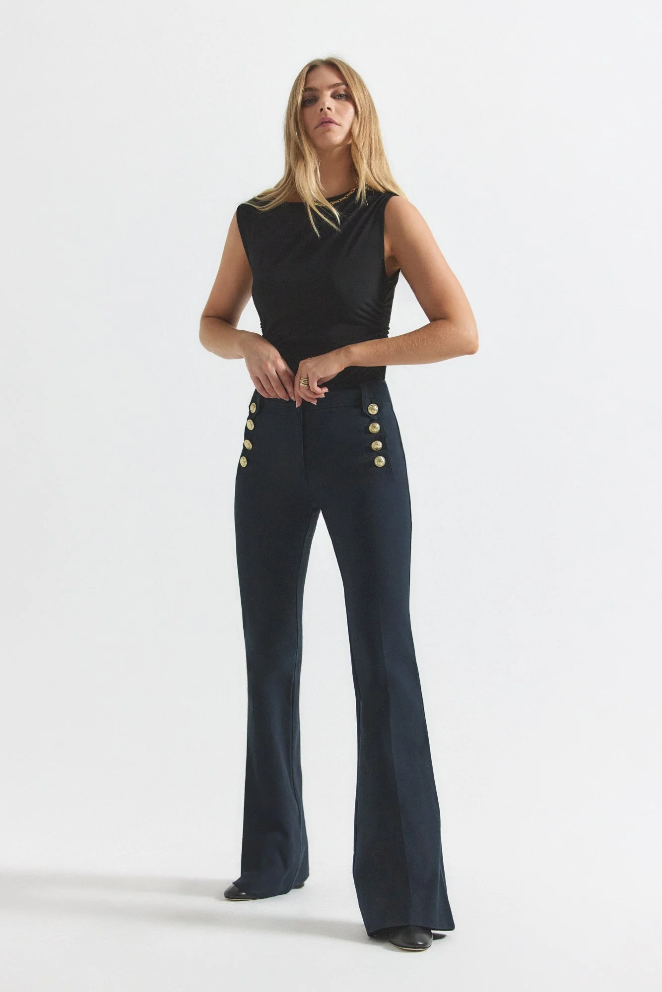 ROBERTSON FLARE TROUSERS - 1