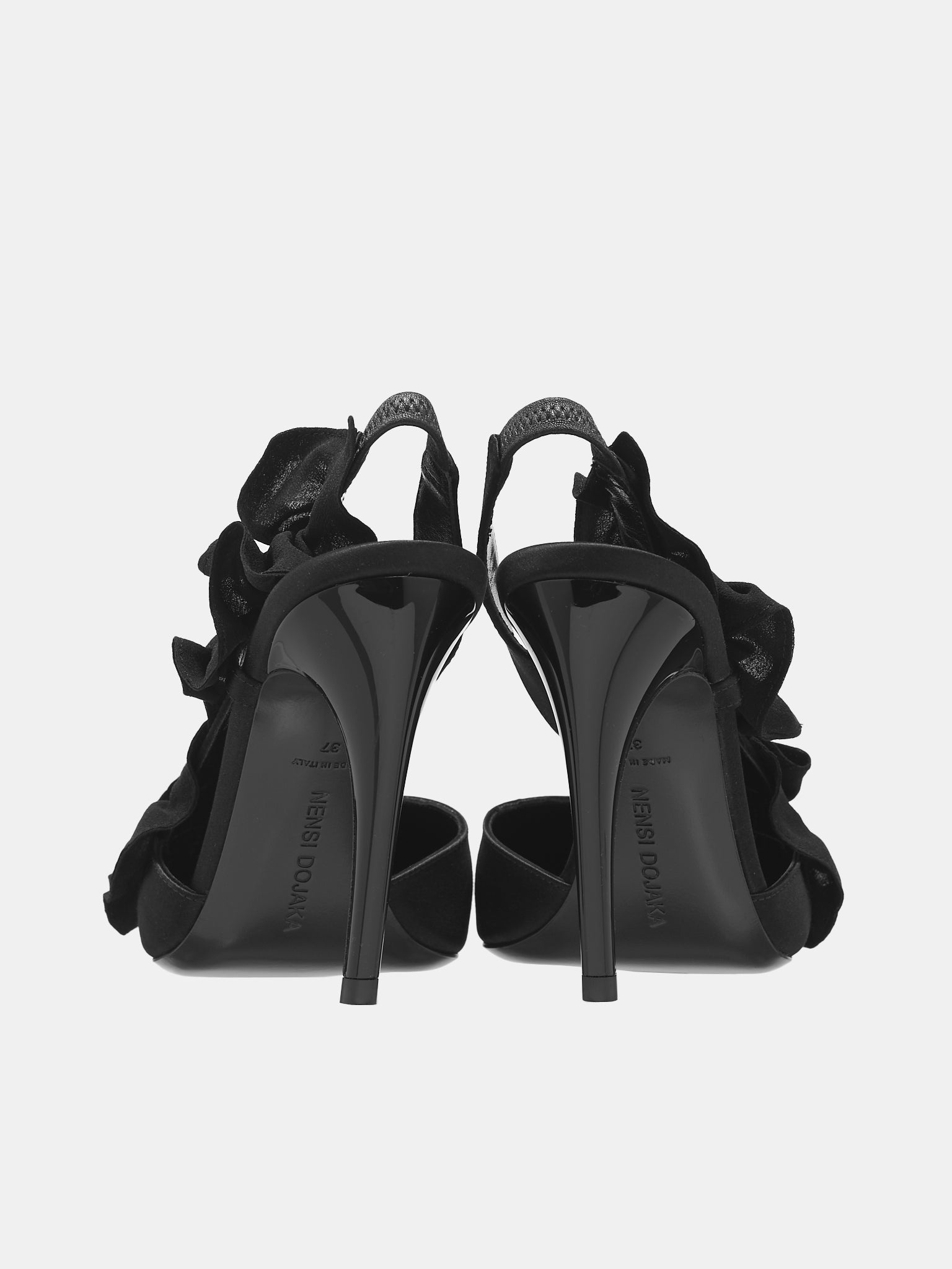 Appliqué Slingback Sandals - 4