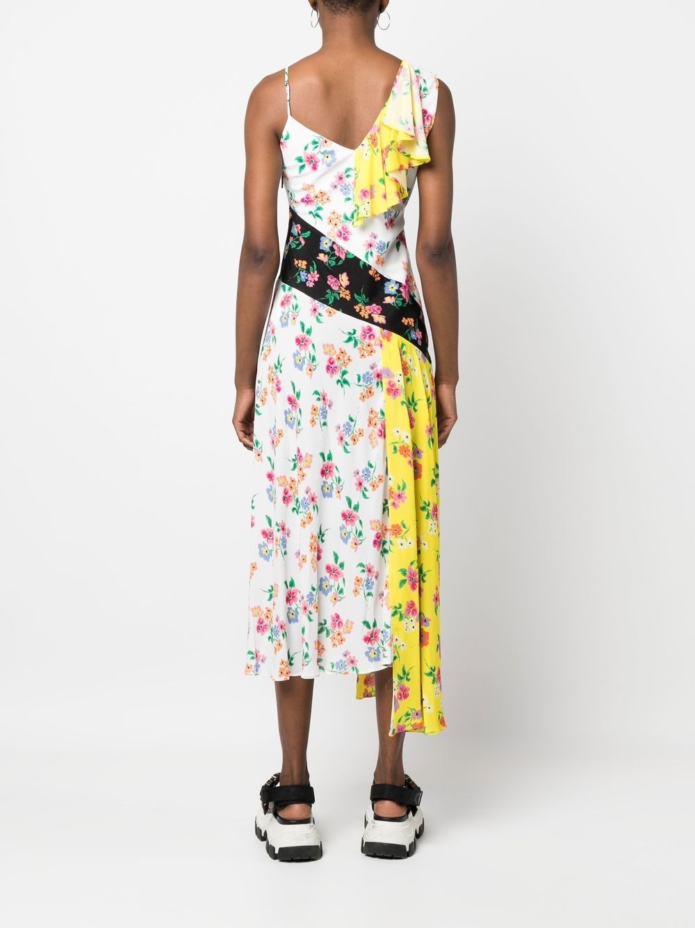 floral print midi dress - 4