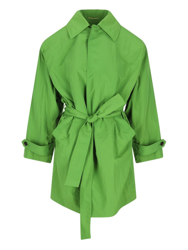 taffeta piped pockets coat 1