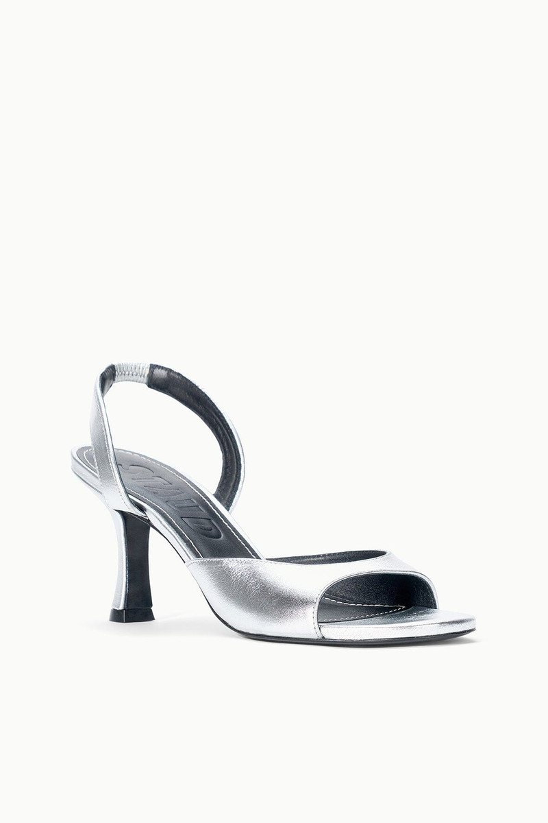 STAUD STAUD BRIGITTE HEEL SILVER outlook