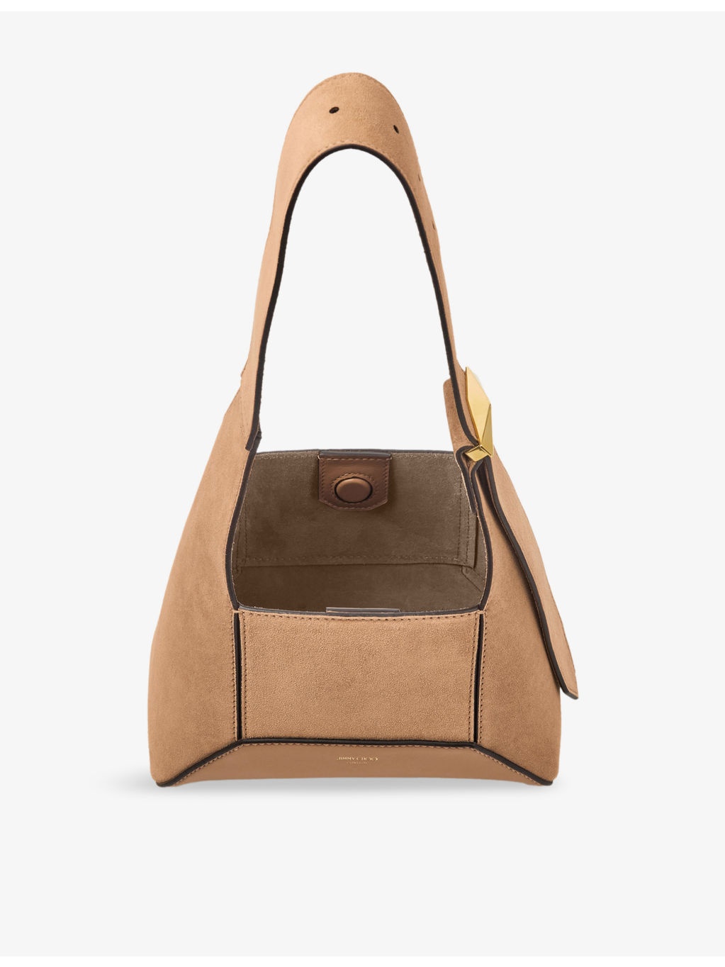 Diamond Medium Suede Hobo Bag - 4