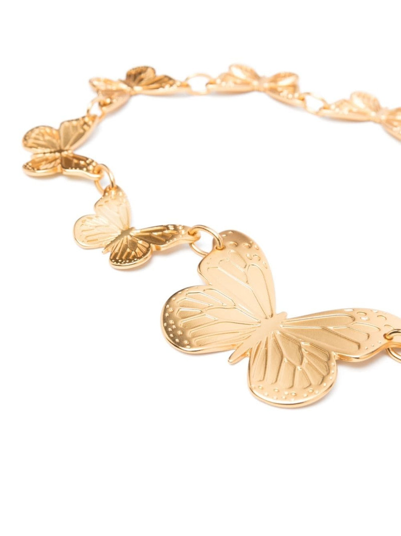 Blumarine butterfly-motif belt outlook