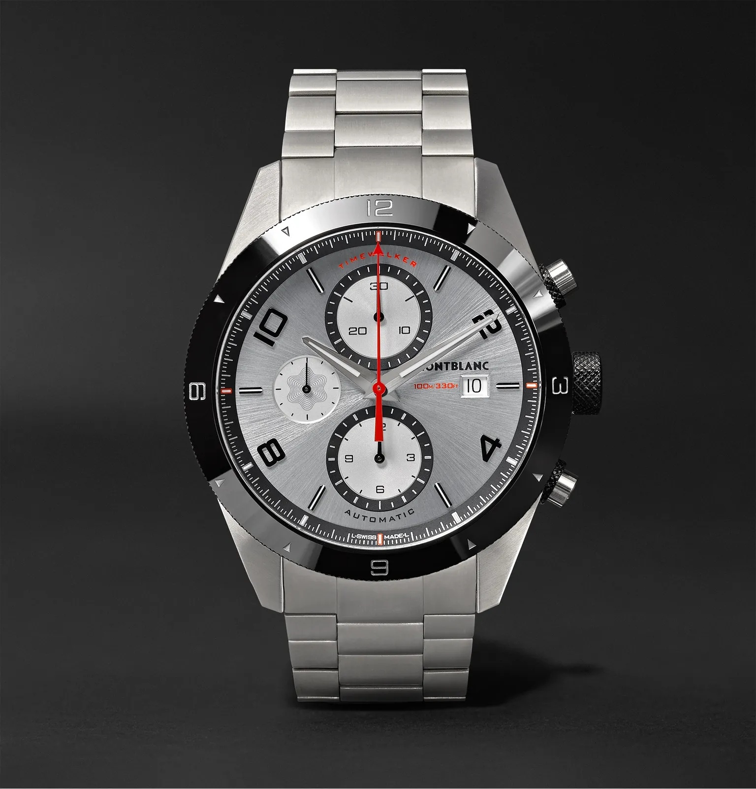 TimeWalker Chronograph Automatic 43mm Stainless Steel and Ceramic Watch, Ref. No. 116099 - 1