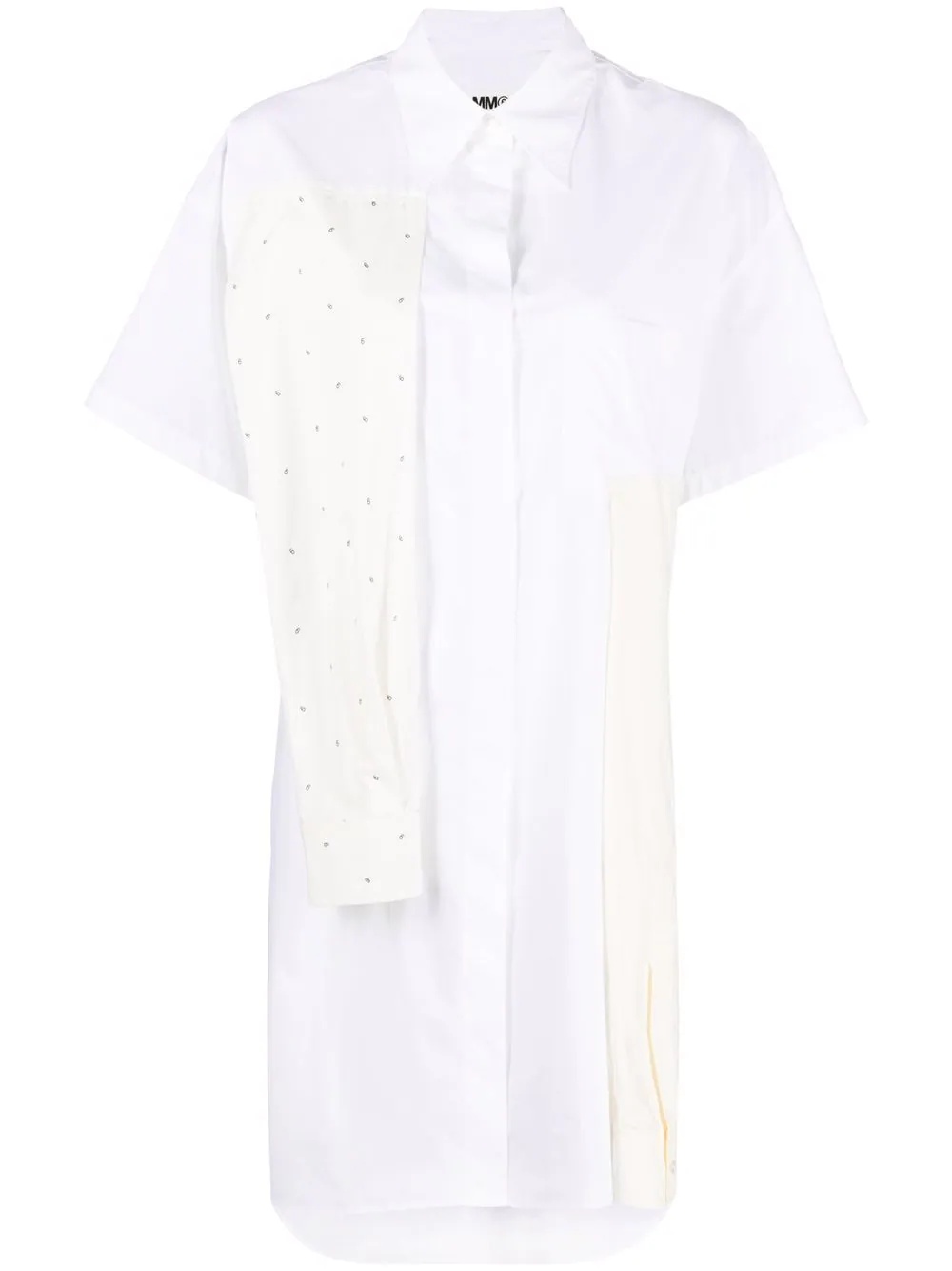 deconstructed shirt dress - 1