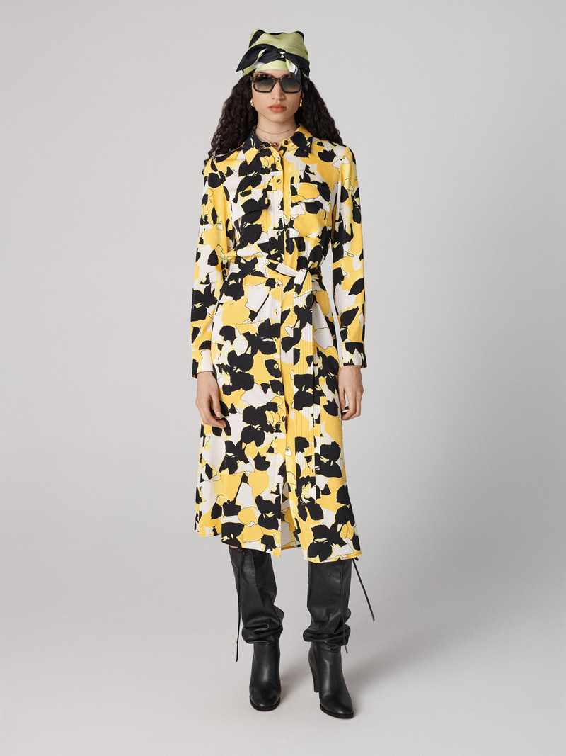Maya Silk Shirt Dress 1