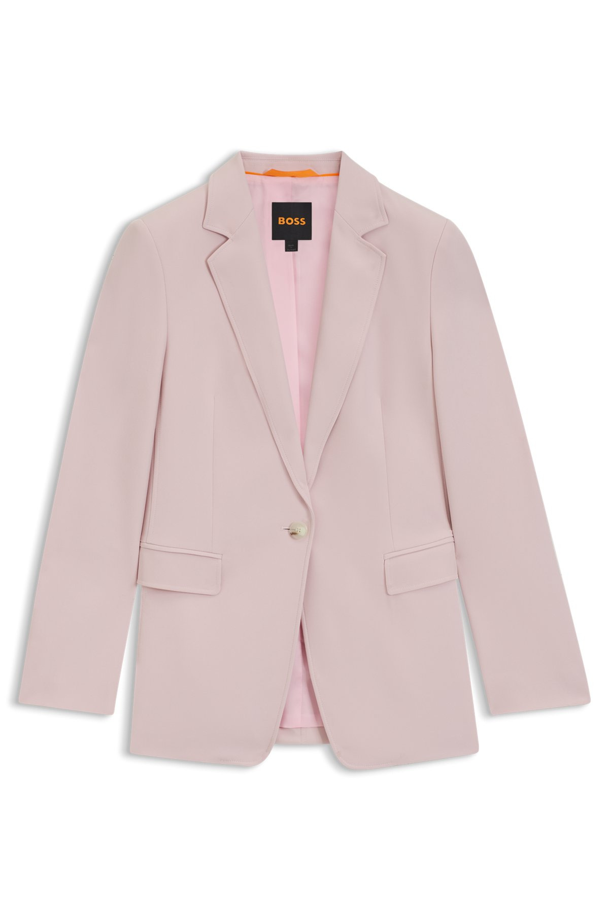 FITTED BLAZER IN STRETCH FABRIC - 1