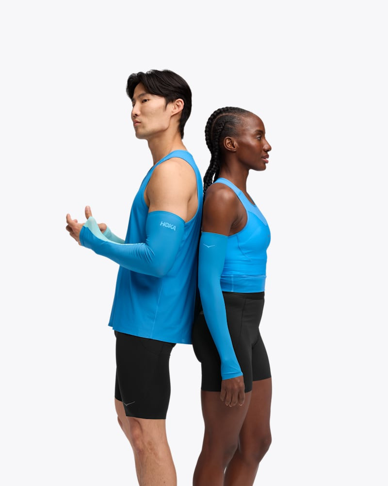Airolite Arm Sleeves in Hoka Blue 1