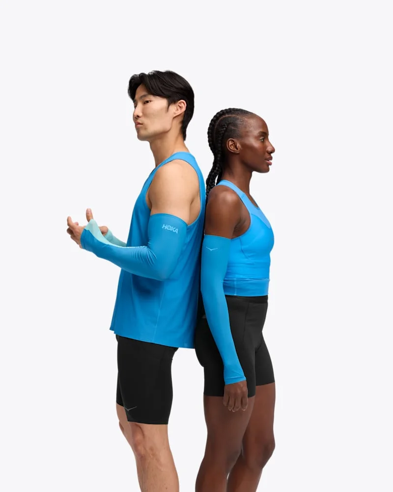 Airolite Arm Sleeves in Hoka Blue - 1