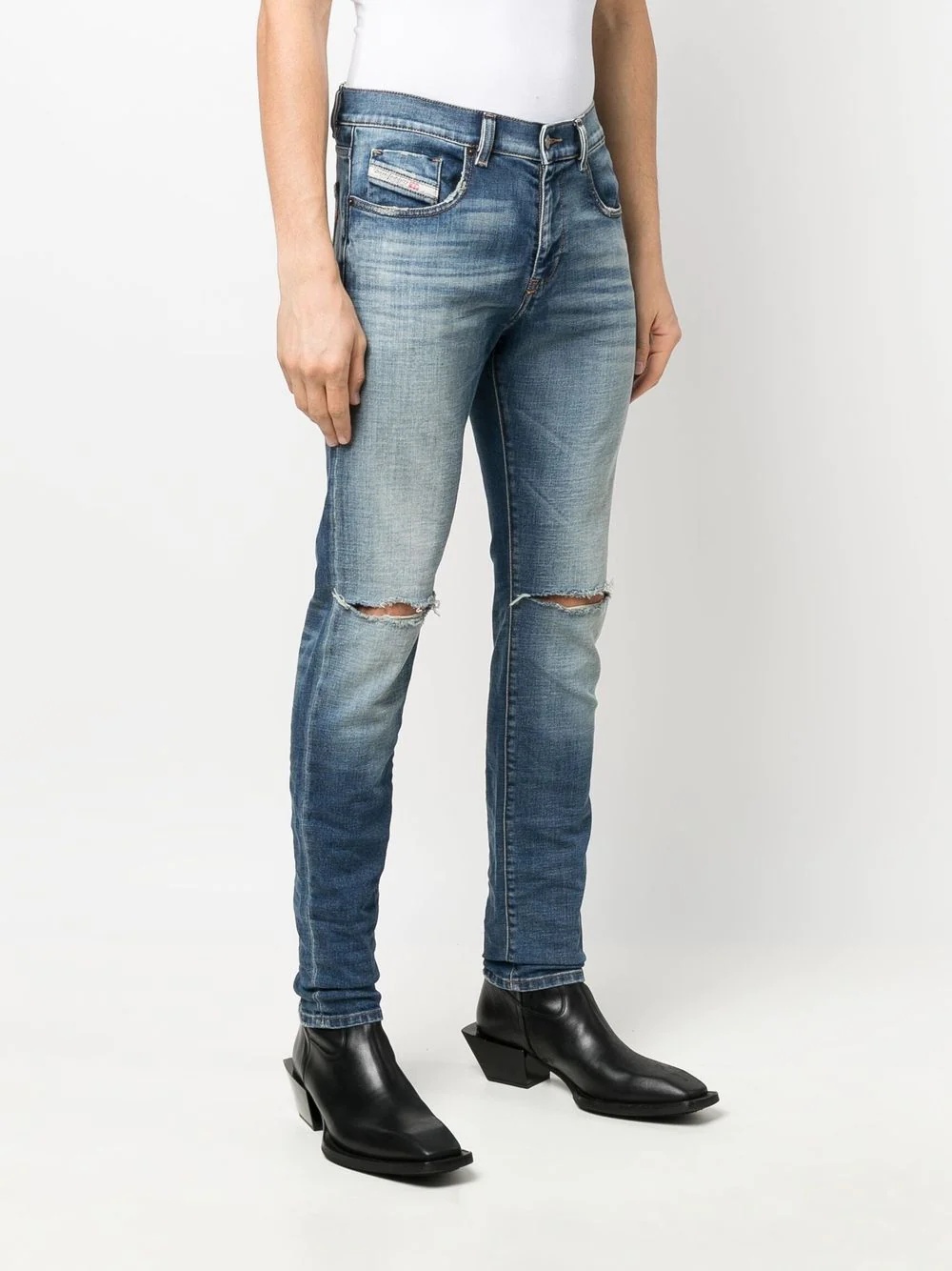 low-rise skinny jeans - 3