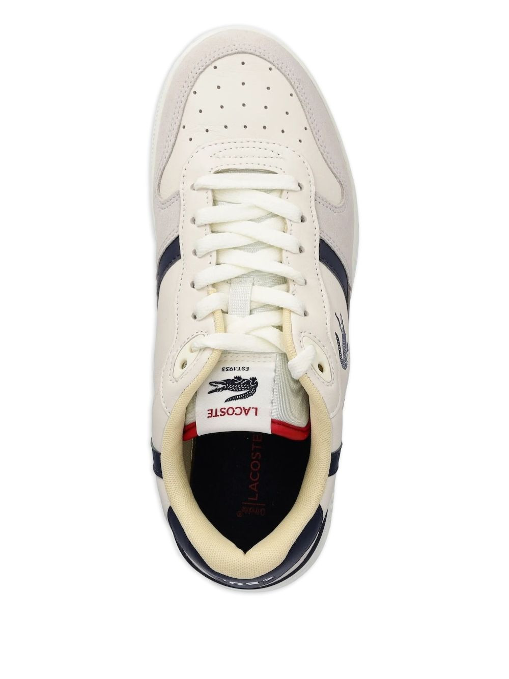 leather logo-detail sneakers - 3