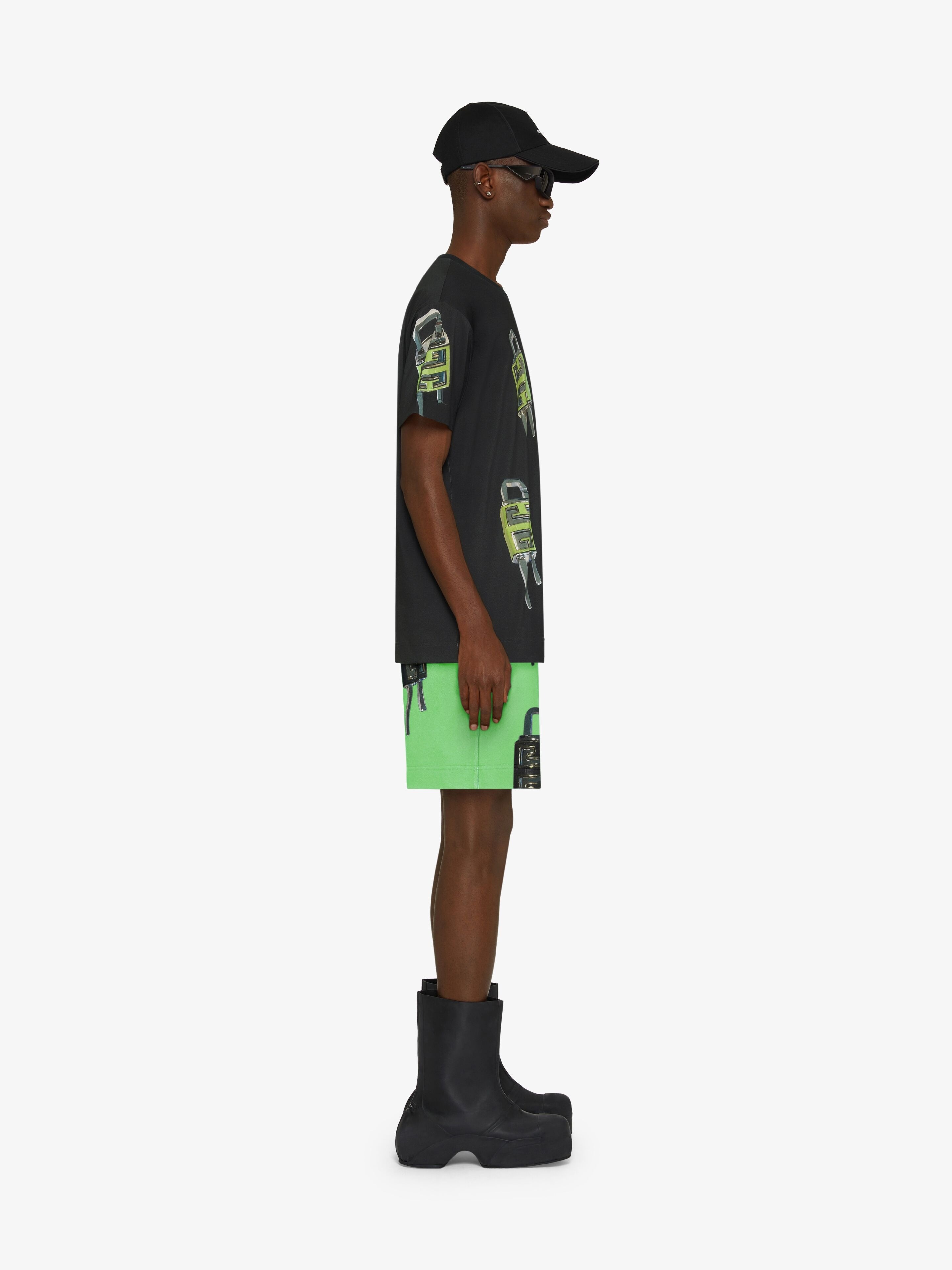 4G LOCK OVERSIZED T-SHIRT IN JERSEY - 3